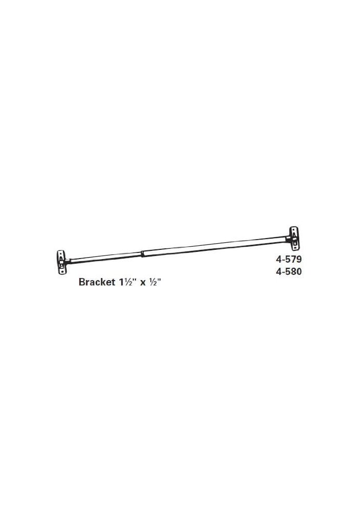 Graber COLIBROX Swivel End Sash Curtain Rods - 5/16-Inch, Adjustable Width 12 to 21-Inch, White with Nickel Ends, 2 Rods per Pack - Image 2